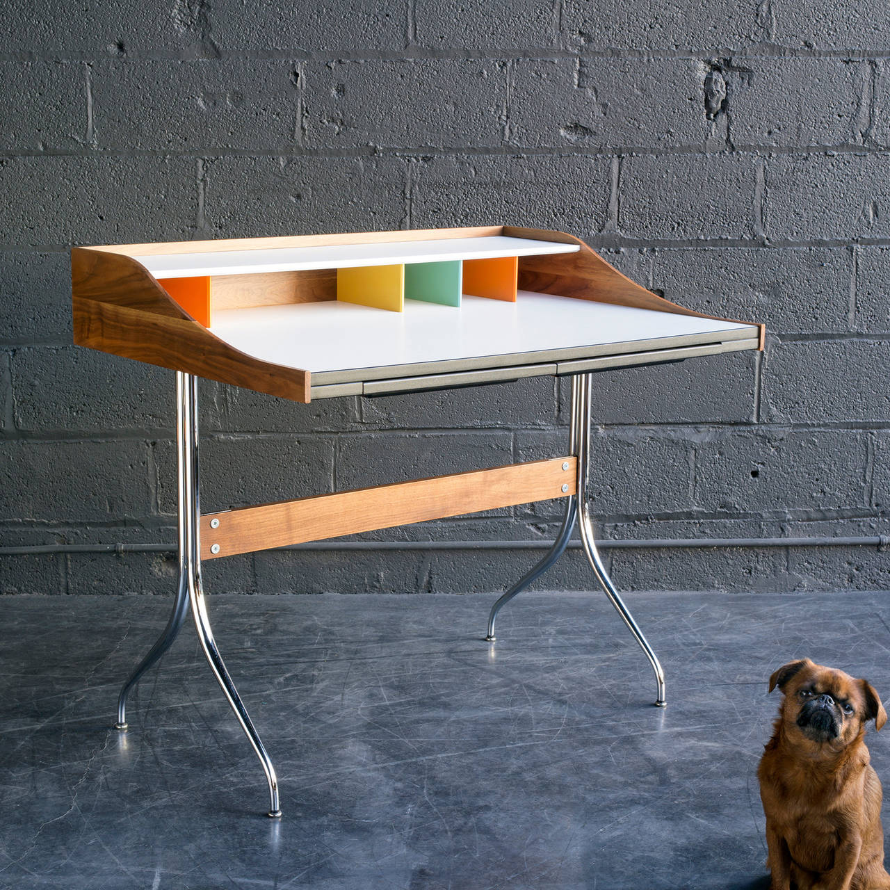 办公台|时尚大班台|办公家具|华体会体育官方在线官网家具|纳尔逊™Swag Leg办公桌